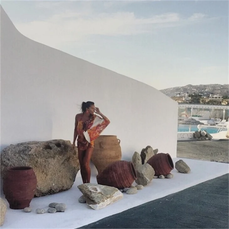 Mykonos ikoncanı Eda Taşpınar
