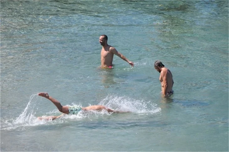Ünlü futbolcuların tatil keyfi!
