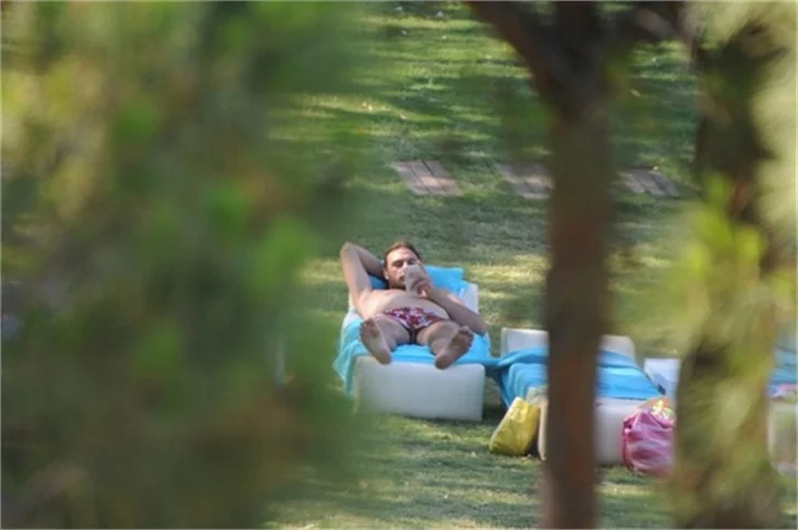 Ünlü futbolcuların tatil keyfi!