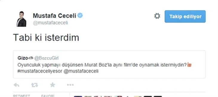 Mustafa Ceceli Twitter'da takipçilerinin çok özel sorularını cevapladı