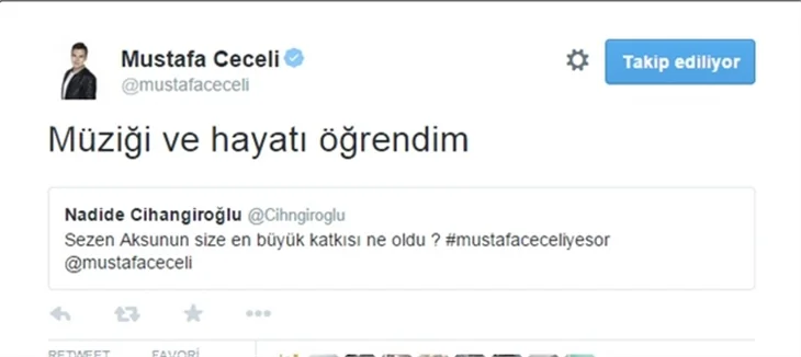 Mustafa Ceceli Twitter'da takipçilerinin çok özel sorularını cevapladı