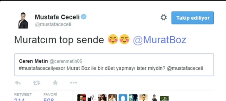 Mustafa Ceceli Twitter'da takipçilerinin çok özel sorularını cevapladı
