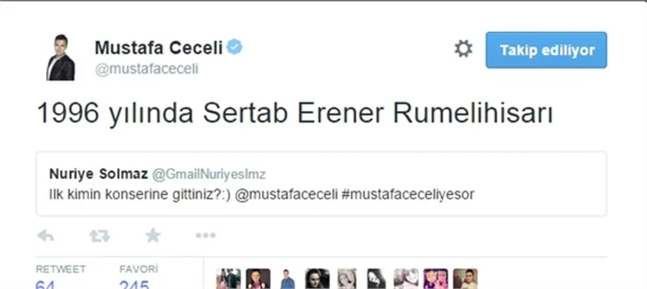 Mustafa Ceceli Twitter'da takipçilerinin çok özel sorularını cevapladı