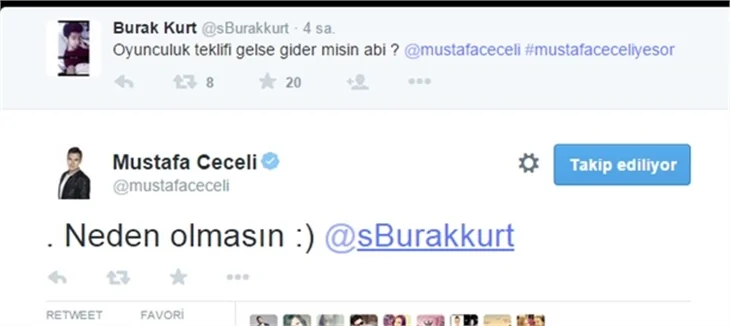 Mustafa Ceceli Twitter'da takipçilerinin çok özel sorularını cevapladı