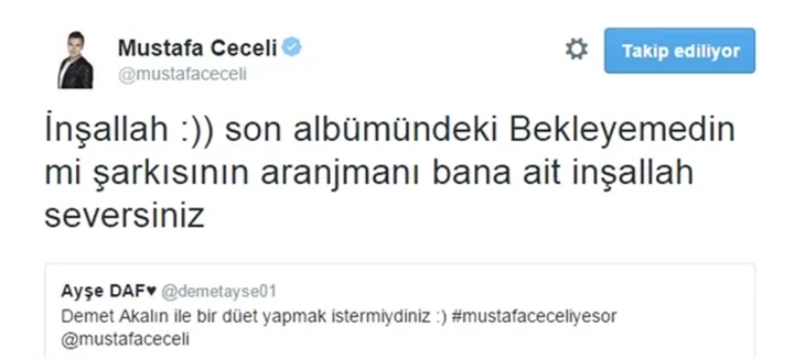 Mustafa Ceceli Twitter'da takipçilerinin çok özel sorularını cevapladı