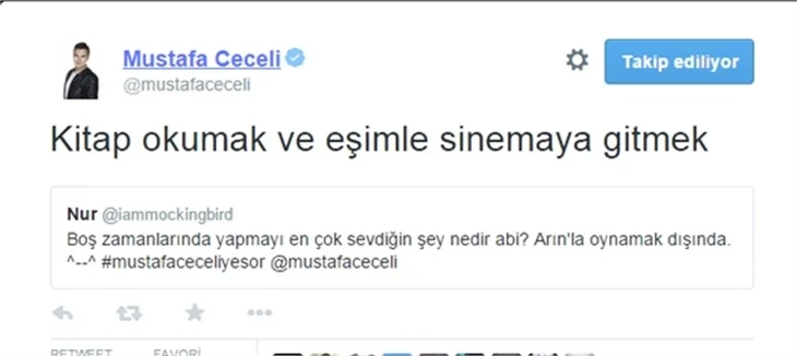 Mustafa Ceceli Twitter'da takipçilerinin çok özel sorularını cevapladı