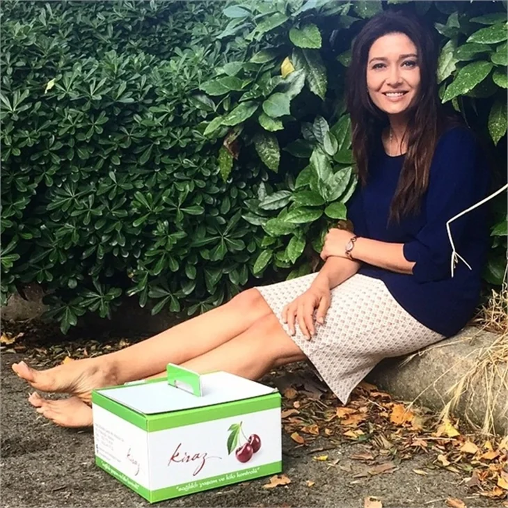Nurgül Yeşilçay kirazla zayıflıyor
