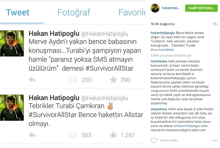 Survivor Hakan’dan ilginç şampiyonluk yorumu