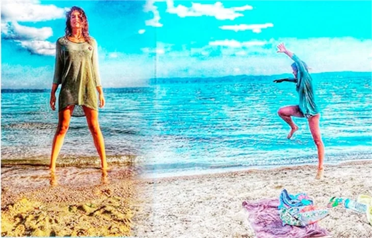 Berrak’ın hareketli plaj fotoğrafları