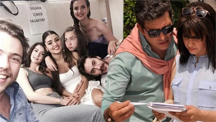 Güneşin Kızları'nın kamera arkasından fotoğraflar