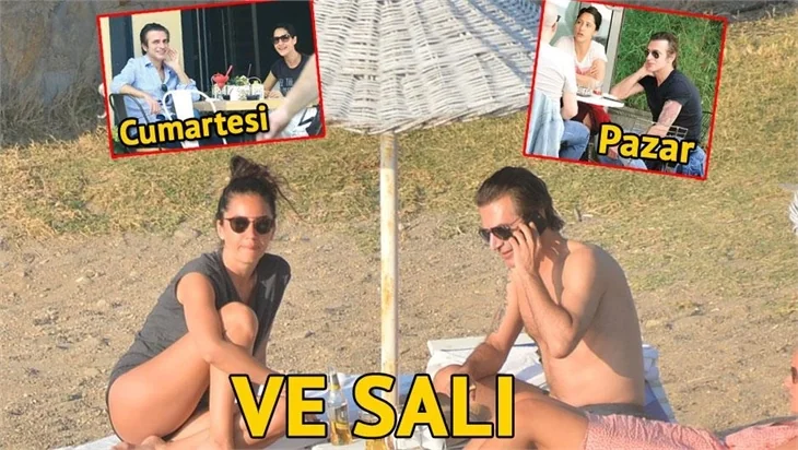 Teoman kız arkadaşıyla tatilde