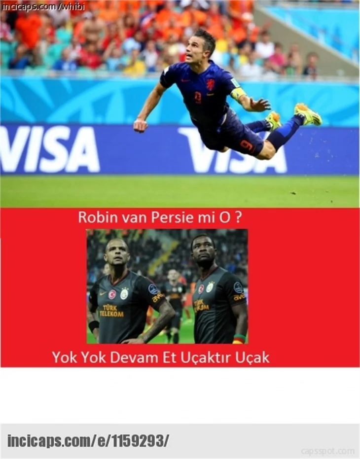 Van Persie geldi sosyal medya patladı!