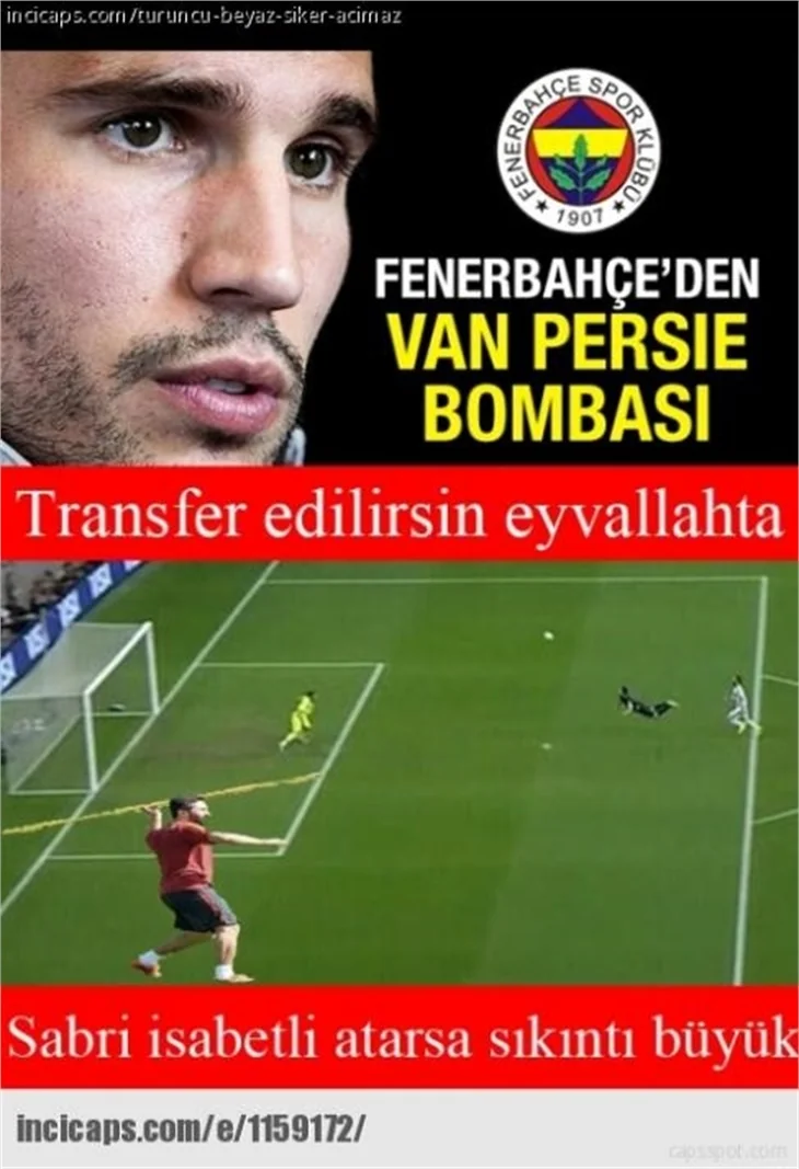Van Persie geldi sosyal medya patladı!
