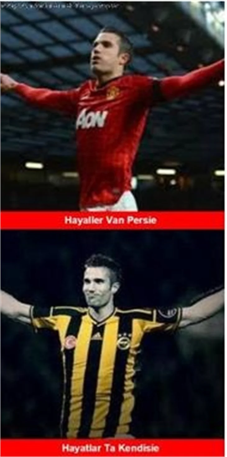 Van Persie geldi sosyal medya patladı!