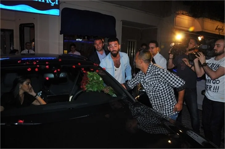 Arda Turan ve Aslıhan Doğan'ın son gecesi