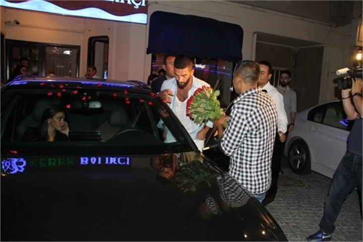 Arda Turan ve Aslıhan Doğan'ın son gecesi