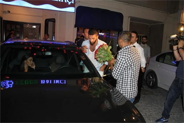 Arda Turan ve Aslıhan Doğan'ın son gecesi