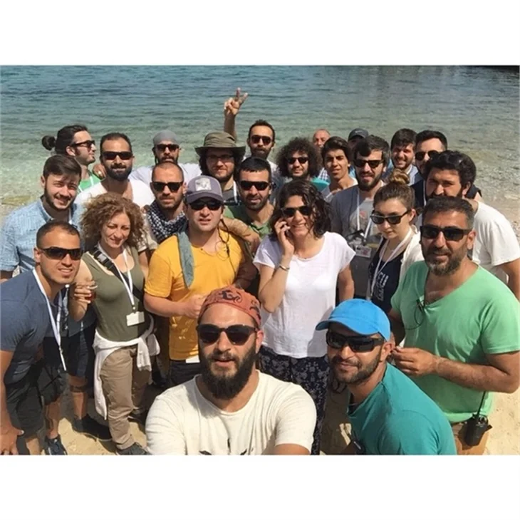 Çilek Kokusu'nun set arkası fotoğrafları