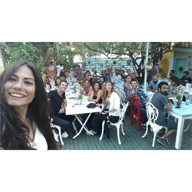 Çilek Kokusu'nun set arkası fotoğrafları