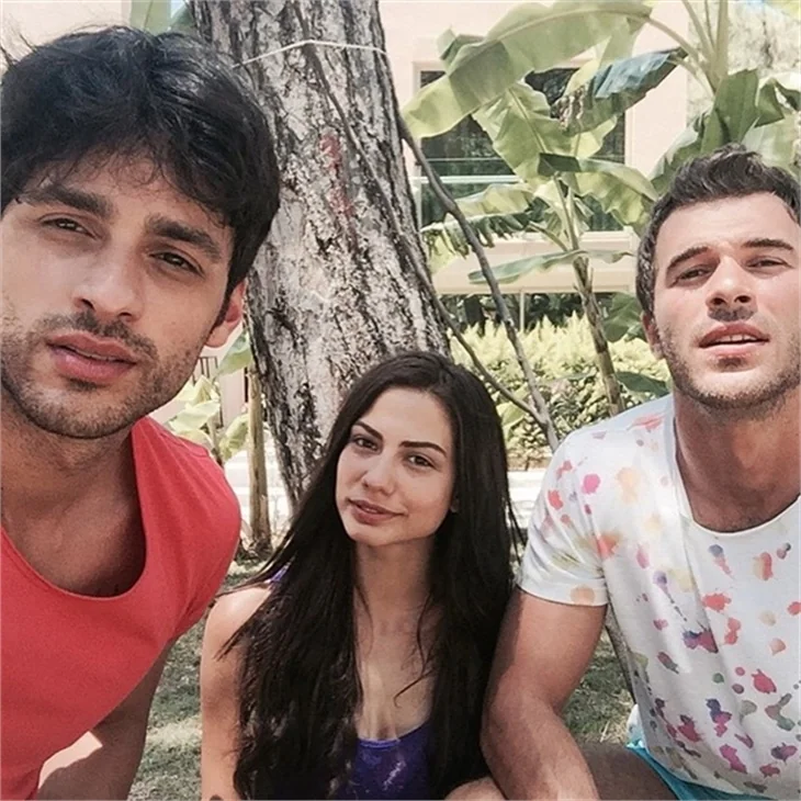 Çilek Kokusu'nun set arkası fotoğrafları