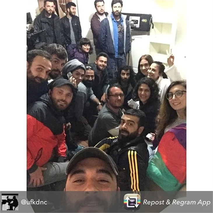 Çilek Kokusu'nun set arkası fotoğrafları