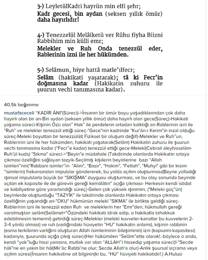 Ünlülerden kandil mesajları
