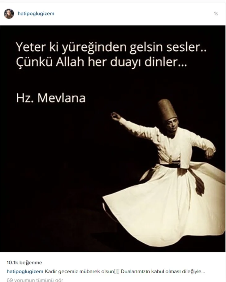 Ünlülerden kandil mesajları