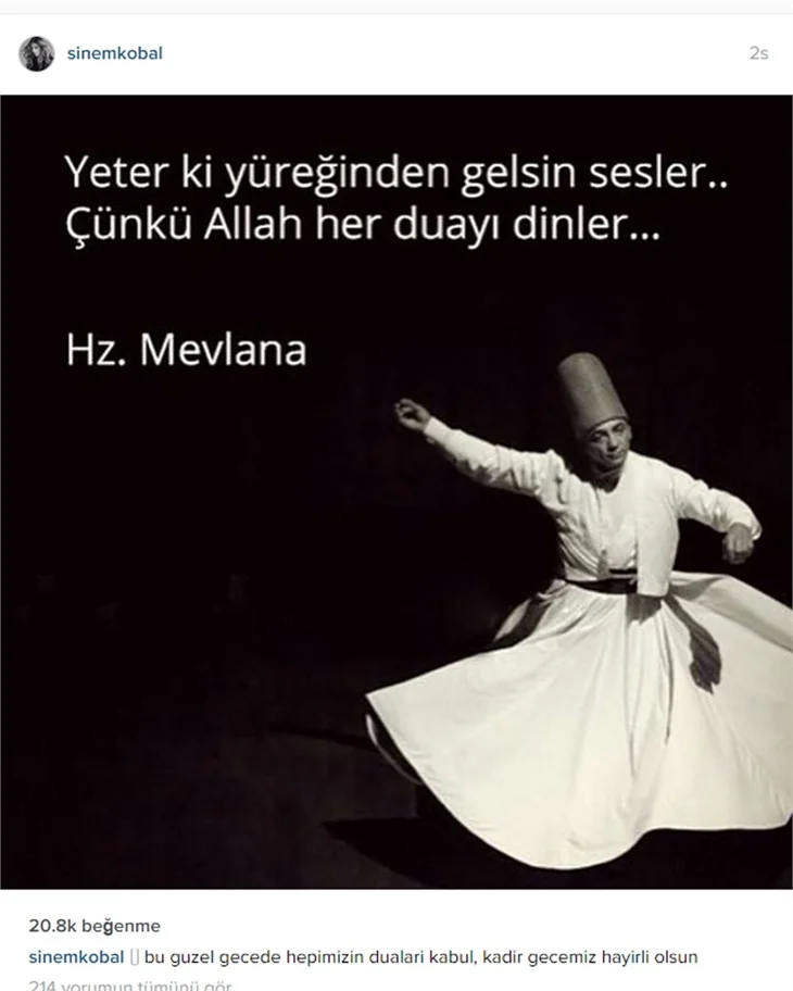 Ünlülerden kandil mesajları