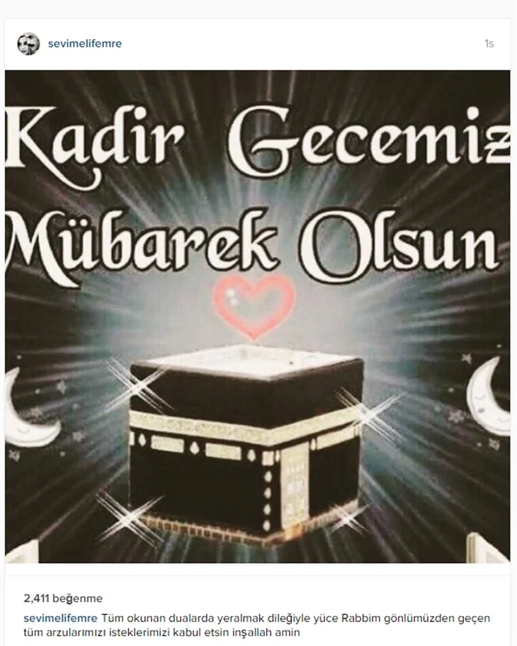 Ünlülerden kandil mesajları