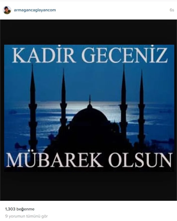 Ünlülerden kandil mesajları