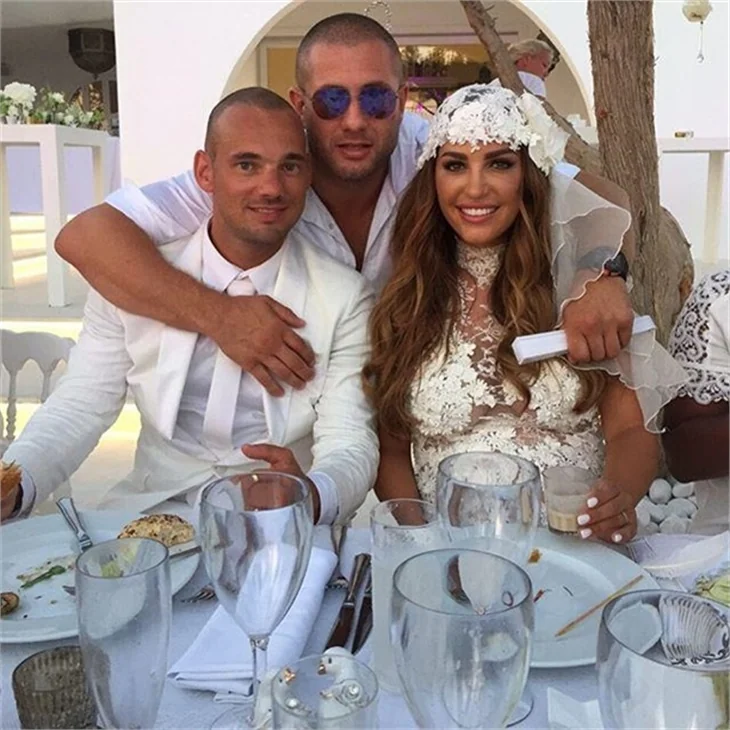 Yolanthe Cabau ve Wesley Sneijder 5. yıllarını kutladı