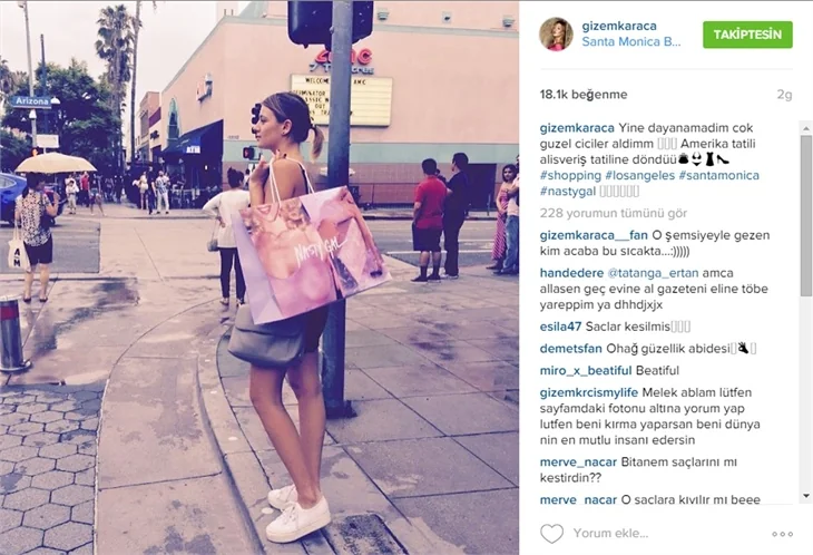 Gizem Karaca'nın paylaştığı fotoğrafa tepki yağdı