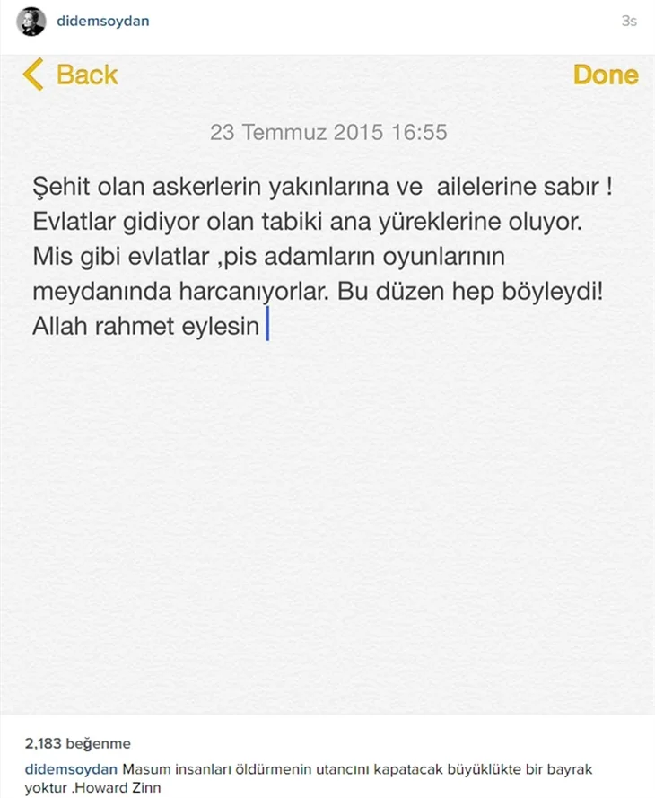 Ünlülerden teröre lanet mesajları