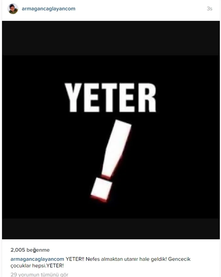 Ünlülerden teröre lanet mesajları