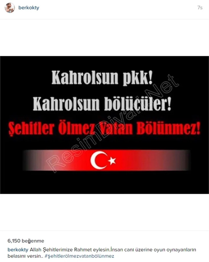 Ünlülerden teröre lanet mesajları