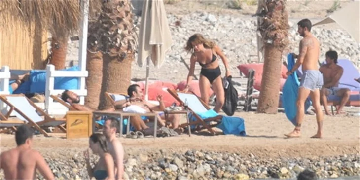 Buğra Gülsoy ve Nilüfer Gürbüz tatilde