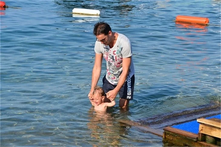 Minik Emir’in suyla imtihanı!