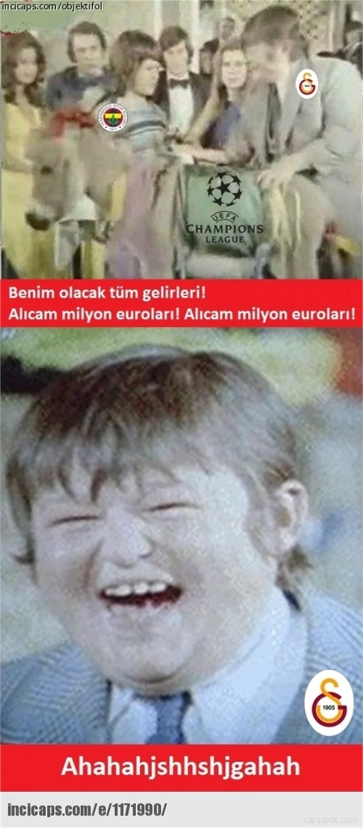 Fenerbahçe elenince capsler patladı