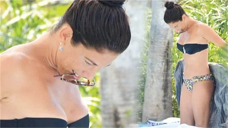 Zeynep Beşerler'in bikini önlemi!