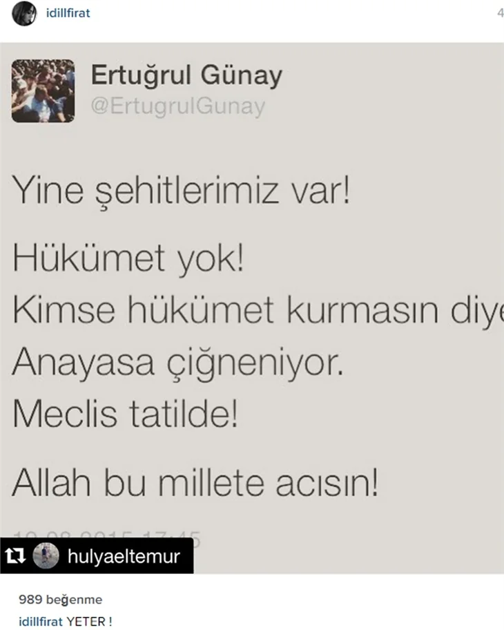 Ünlüler terör lanetine sessiz kalmadı!
