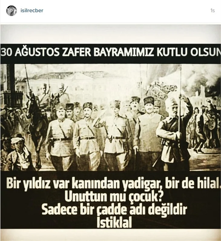 Ünlülerin 30 Ağustos Zafer Bayramı paylaşımları!