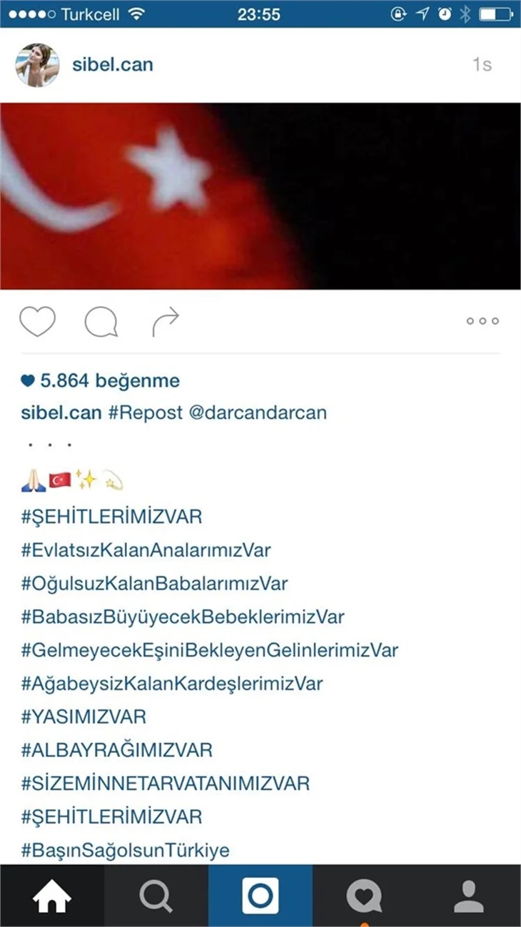 Ünlülerden "Dağlıca saldırısı"na lanet mesajları