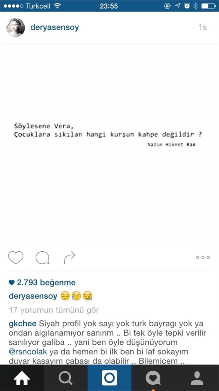 Ünlülerden "Dağlıca saldırısı"na lanet mesajları