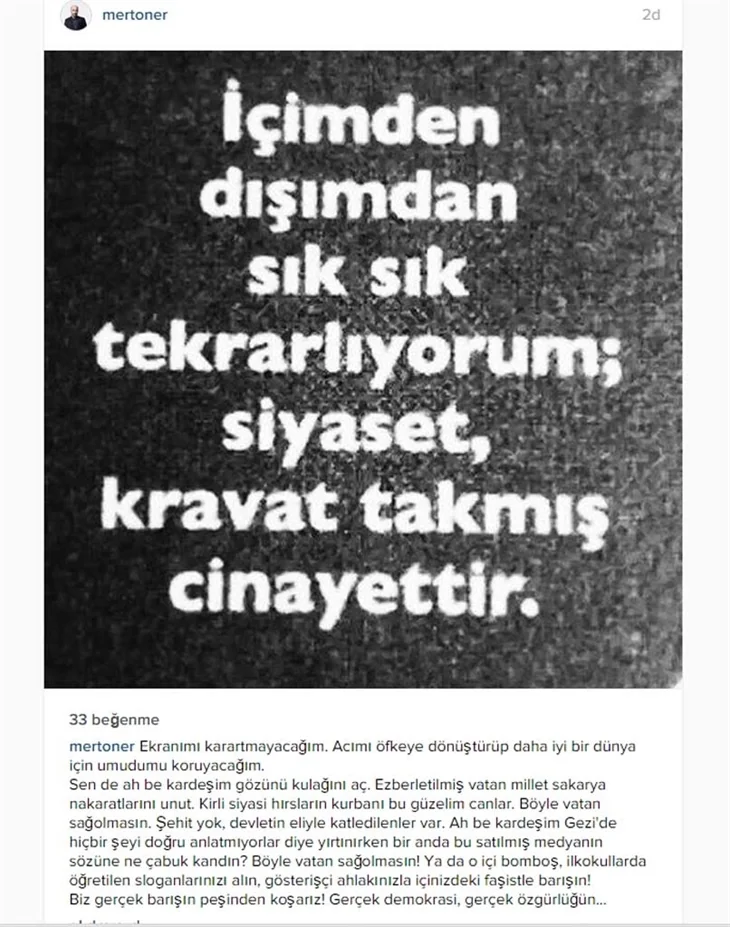 Ünlülerden "Dağlıca saldırısı"na lanet mesajları
