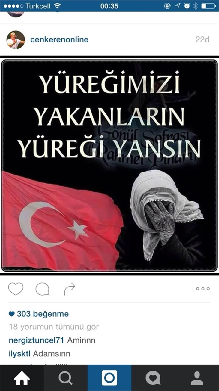 Ünlülerden "Dağlıca saldırısı"na lanet mesajları