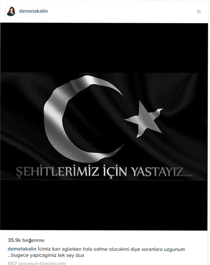 Ünlülerden "Dağlıca saldırısı"na lanet mesajları