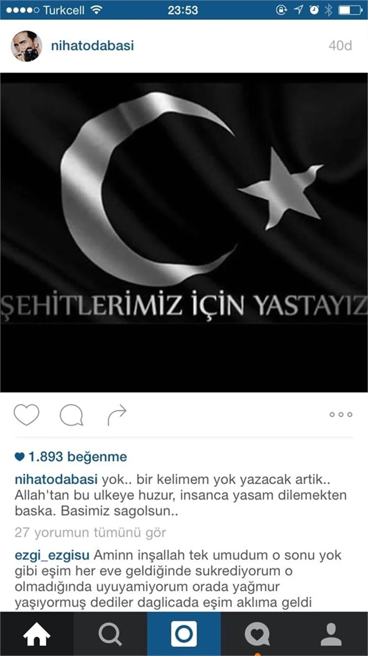 Ünlülerden "Dağlıca saldırısı"na lanet mesajları
