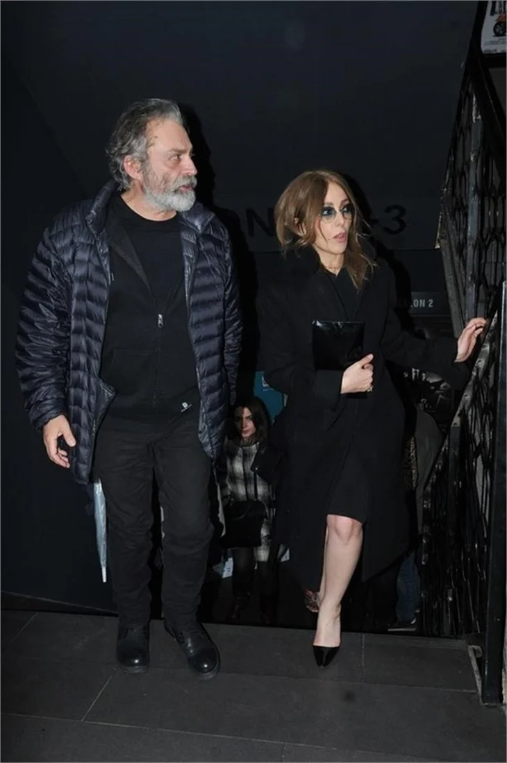 Haluk Bilginer ile Çetin Tekindor aynı karede