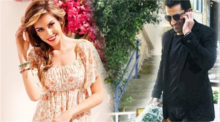 Kenan İmirzalıoğlu 'ellerinde çiçekler' Sinem Kobal'ın kapısını çaldı