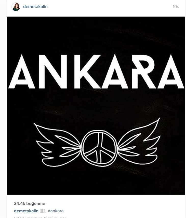 Ünlülerin Ankara'daki terör saldırısına tepkileri